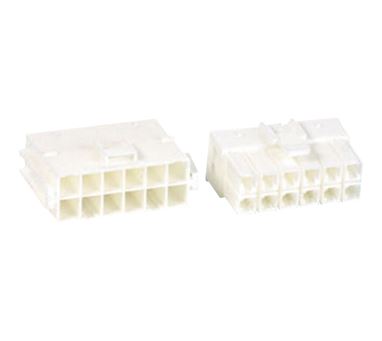 White 12 Way Harness Connector