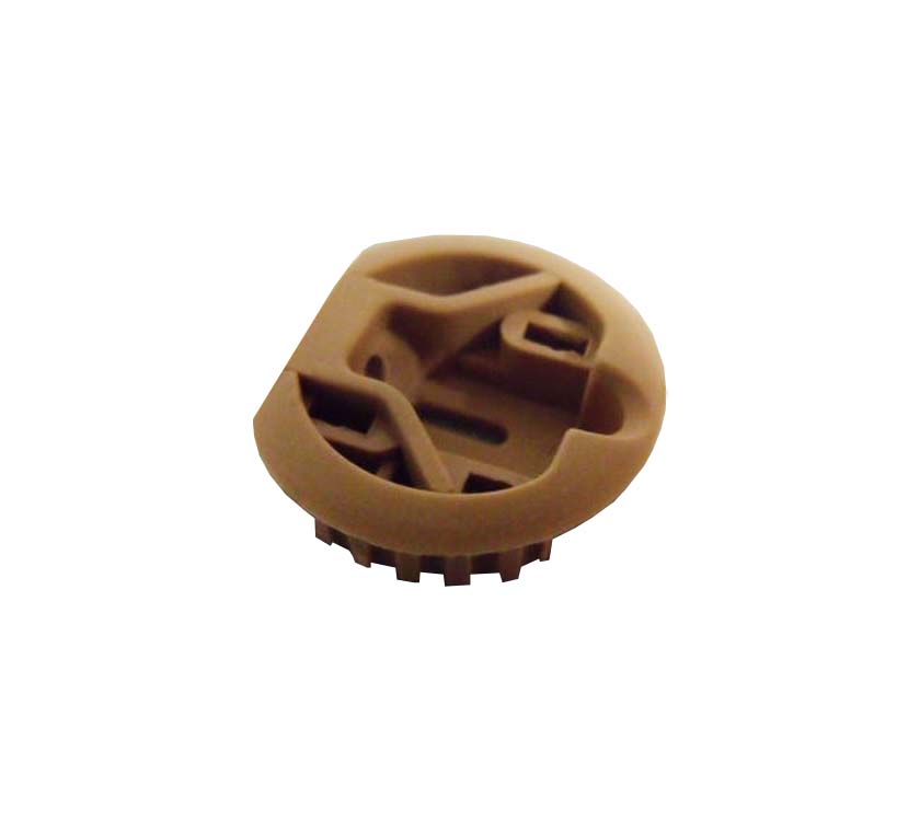 6mm Beige KD Panel Fitting - 25mm diameter