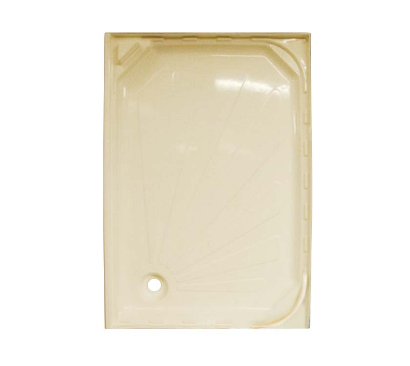 Rear Corner Shower Tray with Curved Corner