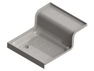 UN4 Mid Washroom Over Wheelbox Shower Tray - Grey