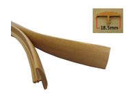 18.5mm "T" Barb - Foiled Pear per metre
