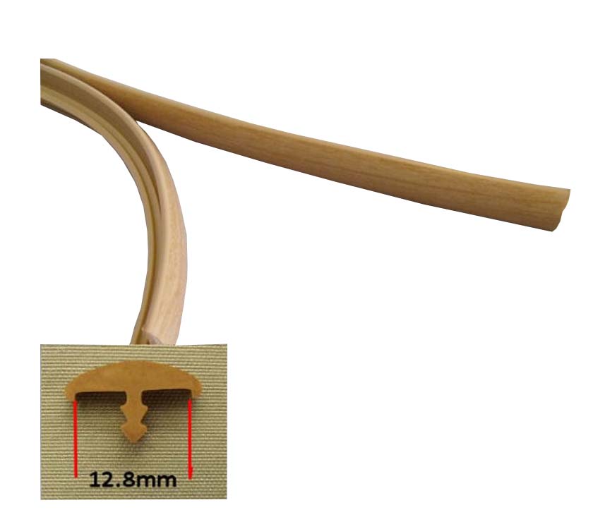 12.8mm "T" Barb - Foiled Pear per metre