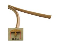 12.8mm "T" Barb - Foiled Pear per metre