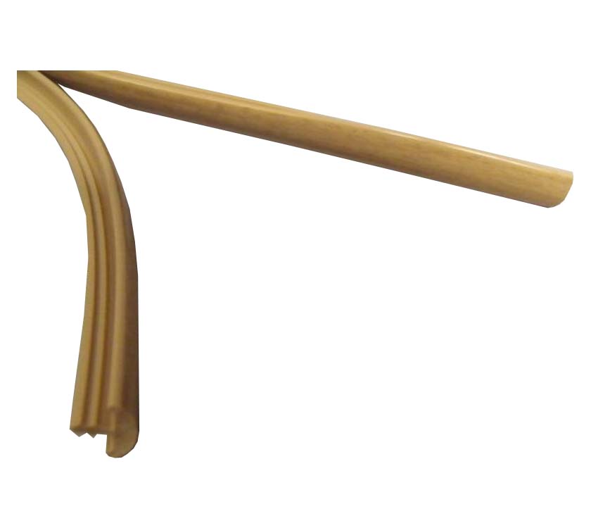 9mm T-Barb Walnut Foil per metre