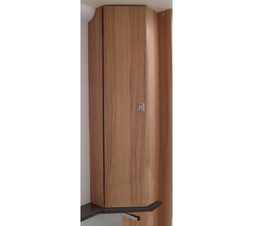 Walnut Profiled Door 1000 x 220mm
