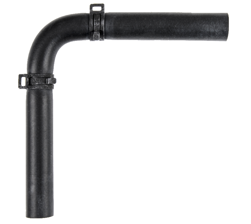 Alde 16mm Rubber Elbow w/clips 150X150mm