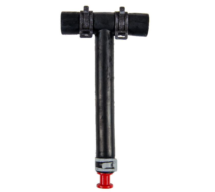 Alde 16mm Rubber Drain T w/clips 