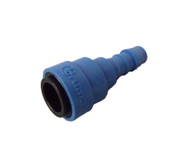 Blue Barbed Connector