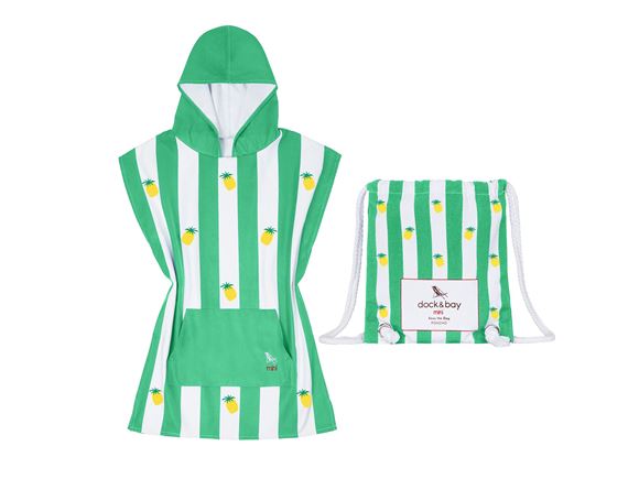 Read more about Dock & Bay Poncho Pineapple Green - Small product image