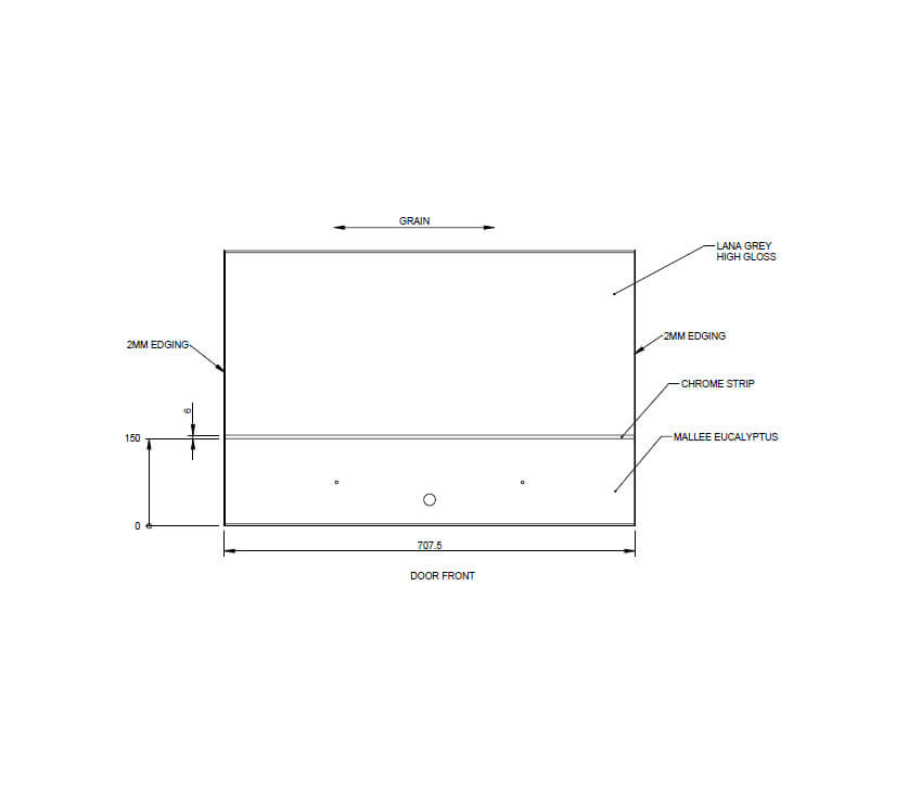 Read more about AE2 AL1 STD Fixed Bed N/S Locker Door (Gloss) product image