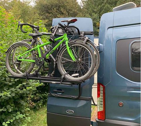 Transit Van Transit Custom Tailgate Bike Rack Rear Door Transit