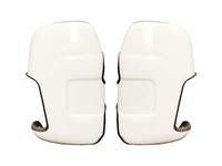 Motorhome Mirror Protectors - Ford Transit - White