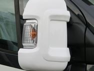 Milenco Motorhome Mirror Protectors Short Arm - White