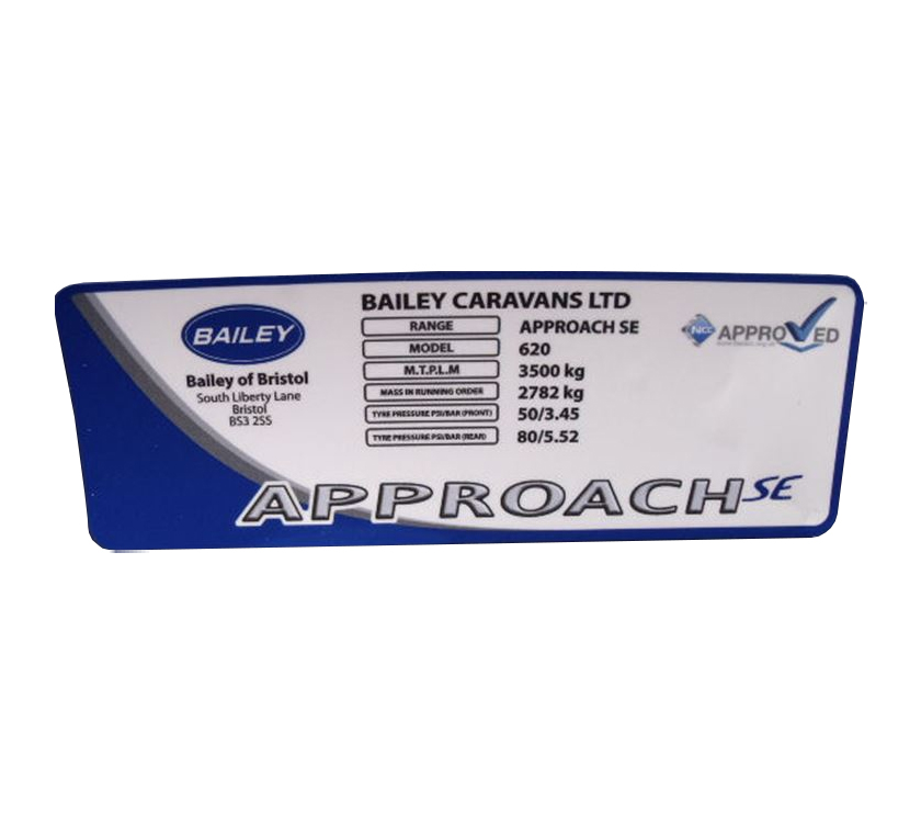 Approach 620SE Glove Box Weight Plate.