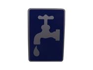 Approach Water Inlet Label 40x60mm