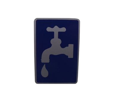 Approach Water Inlet Label 40x60mm | PRIMA Leisure