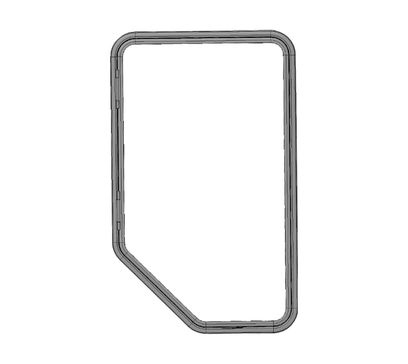 Read more about 1220x730mm Angled L/H Exterior Garage Door product image