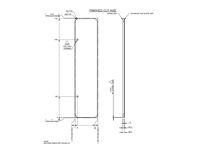 EV1 Tall Garage Door (1800x460mm) - Infill Panel