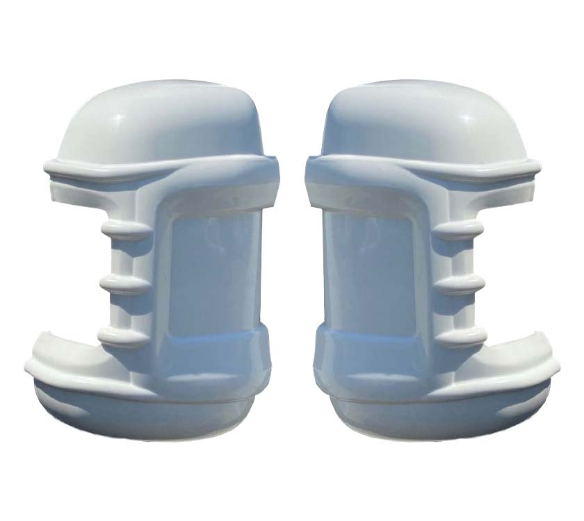 Milenco Long Arm Motorhome Mirror Protectors White 2007-2024