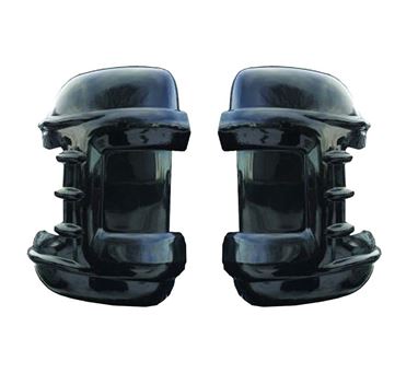 Milenco Motorhome Mirror Protectors - Peugeot - Black