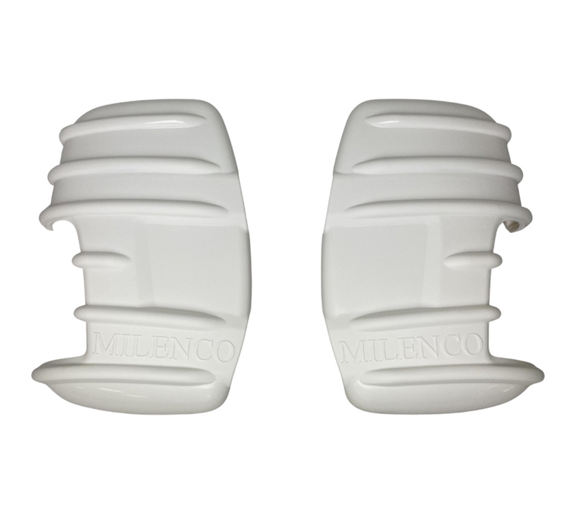 Milenco Ford Transit Mirror Protectors - White