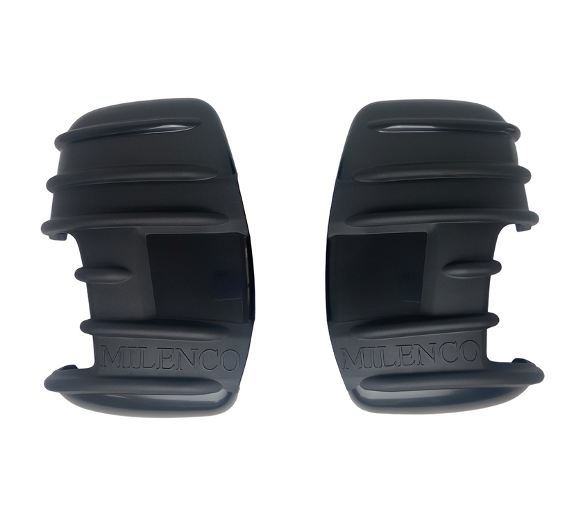 Milenco Ford Transit Mirror Protectors - Black