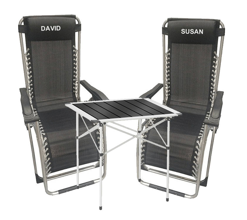 Personalised Chairs and Table Set