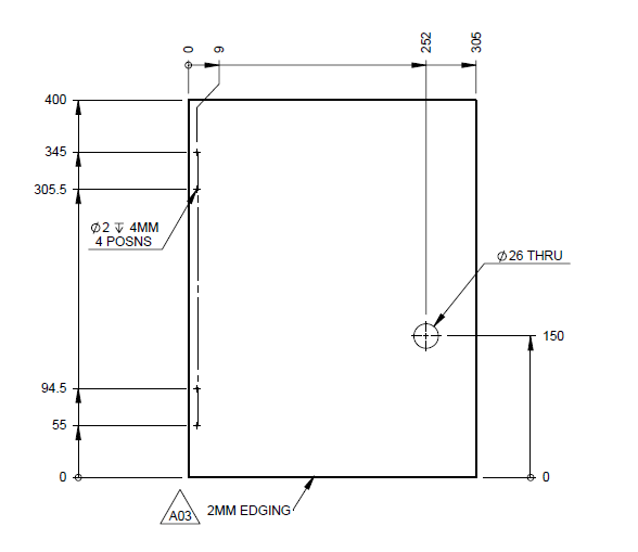 Read more about PMA STD - A SPEC - MID TC VANITY UNIT DOOR (A03) product image