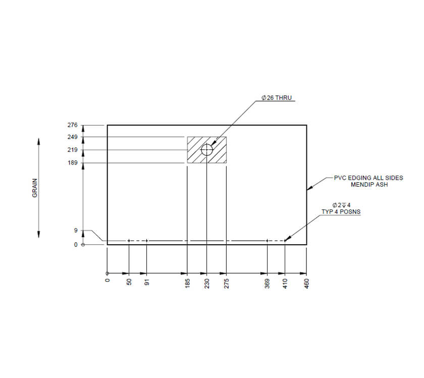 Read more about PSR STD N/S Front Bunk End Door 460 x 276mm (A01) product image