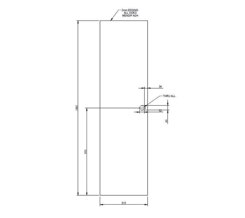 PSR Rimini TC Door 515 x 1900