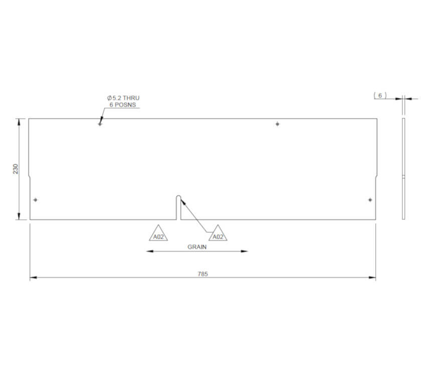 PX1 642 650 PS6 Rim Rear Locker Shelf