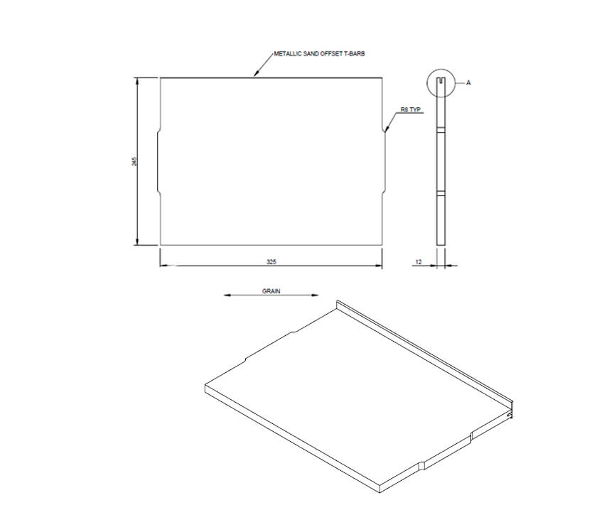 AE2 STD Kitchen Locker Shelf