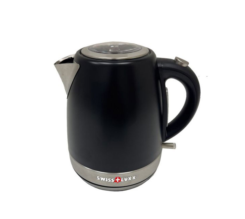 Read more about Swiss Luxx Low Wattage Kettle - 1L Black Steel product image