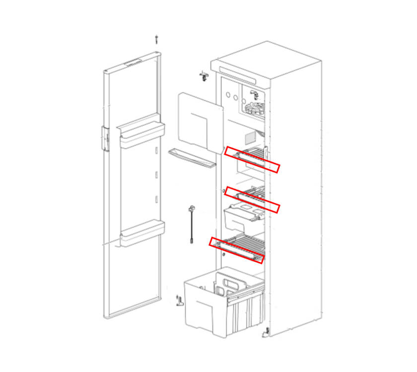 Thetford N4142E Fridge Shelf Food Retainer