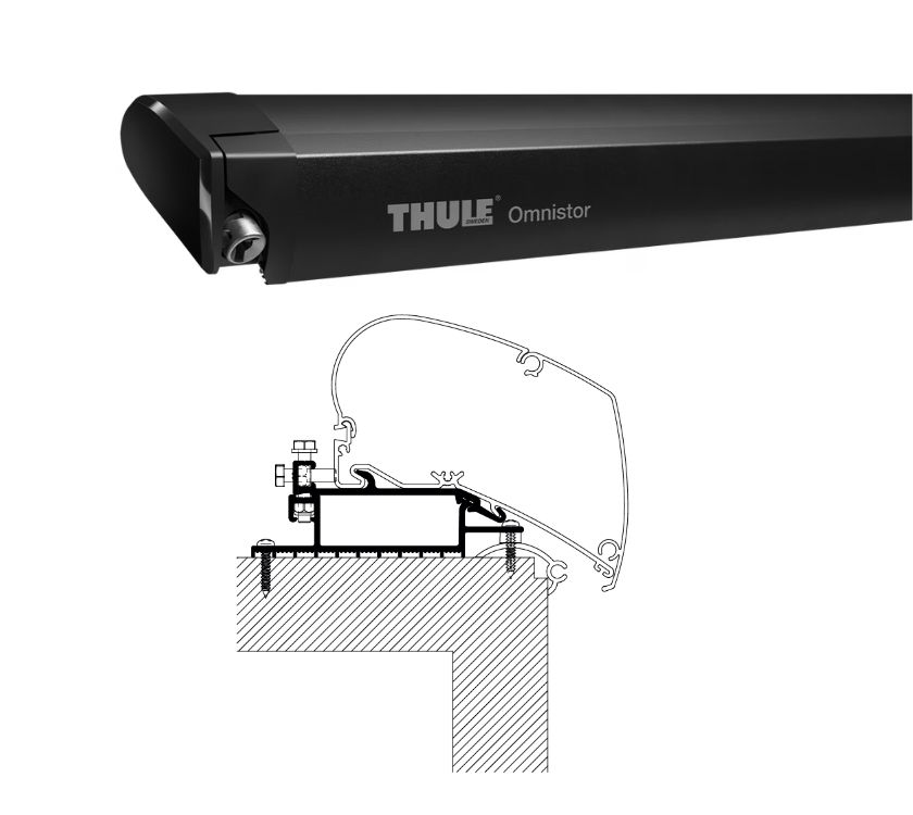 Thule Omnistor 6300 Awning + Fitting Kit for Bailey Caravans – 4m