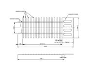 UN4 Various Front Pull Out Slat Assembly