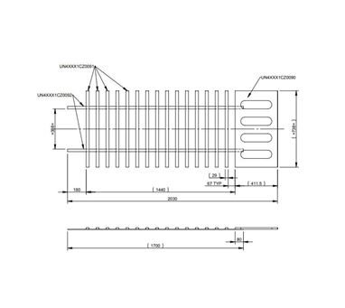 UN4 Various Front Pull Out Slat Assembly