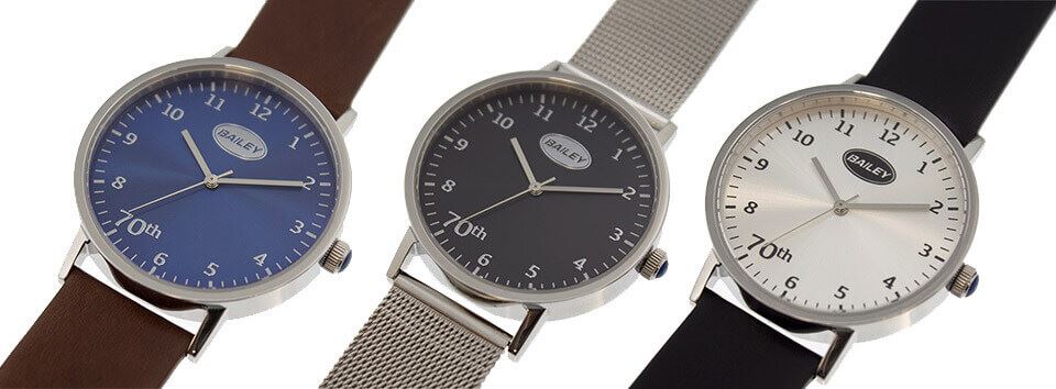 Bailey 70th Anniversary Watches