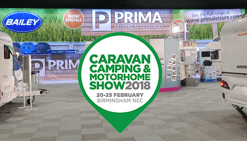 Prima at the NEC Caravan, Camping & Motorhome Show 2018