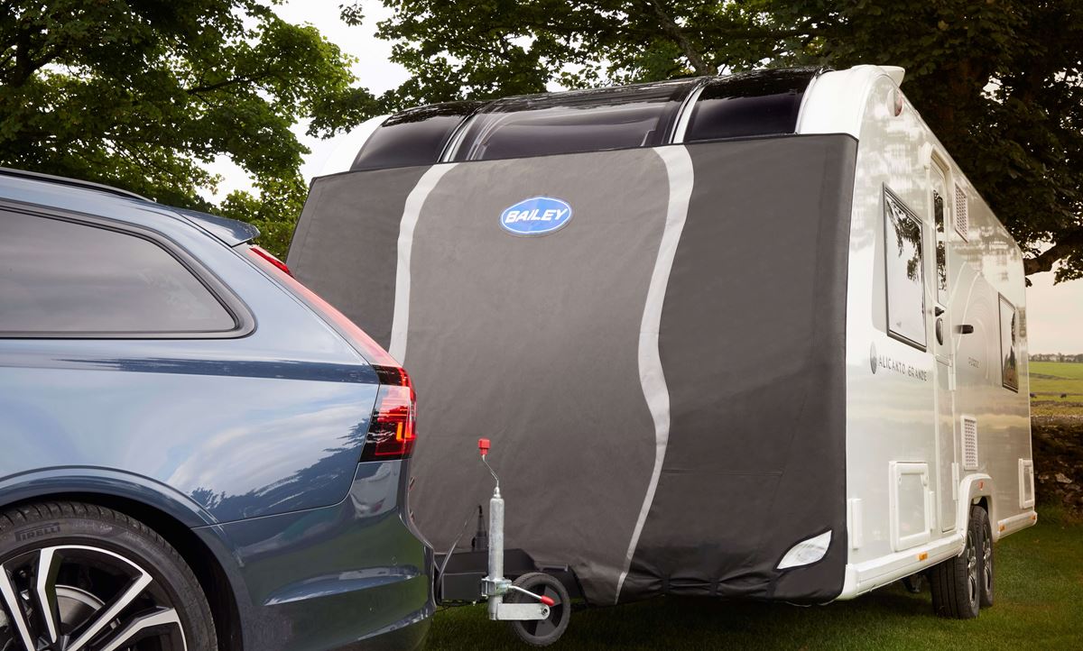 Bailey caravan towing cover