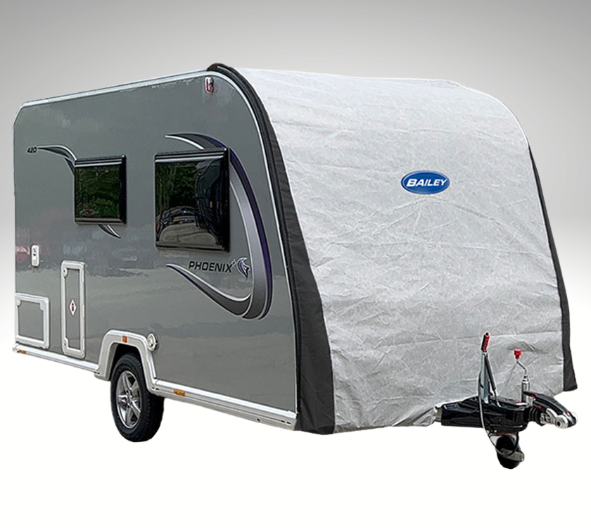 Extra tall Bailey caravan towing cover